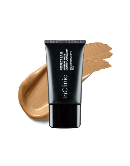 De Mineral Matte Liquid Foundation SPF15 - CARAMEL