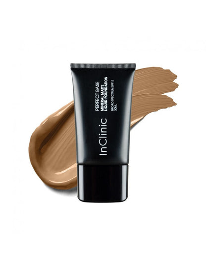 De Mineral Matte Liquid Foundation SPF15 - GOLDEN TAN